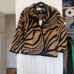 Animal print jacket